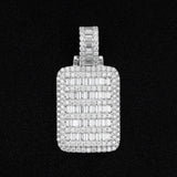 hip hop jewelry D color moissanite diamond 925 silver moissanite iced out pendant