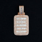hip hop jewelry D color moissanite diamond 925 silver moissanite iced out pendant
