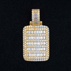 hip hop jewelry D color moissanite diamond 925 silver moissanite iced out pendant
