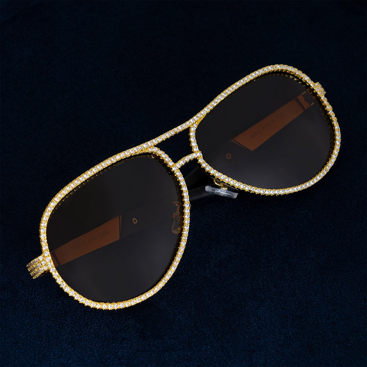 GL Jewelry Glasses Iced Out 5A+ Diamind Hip Hop Sunglasses Zweitbild