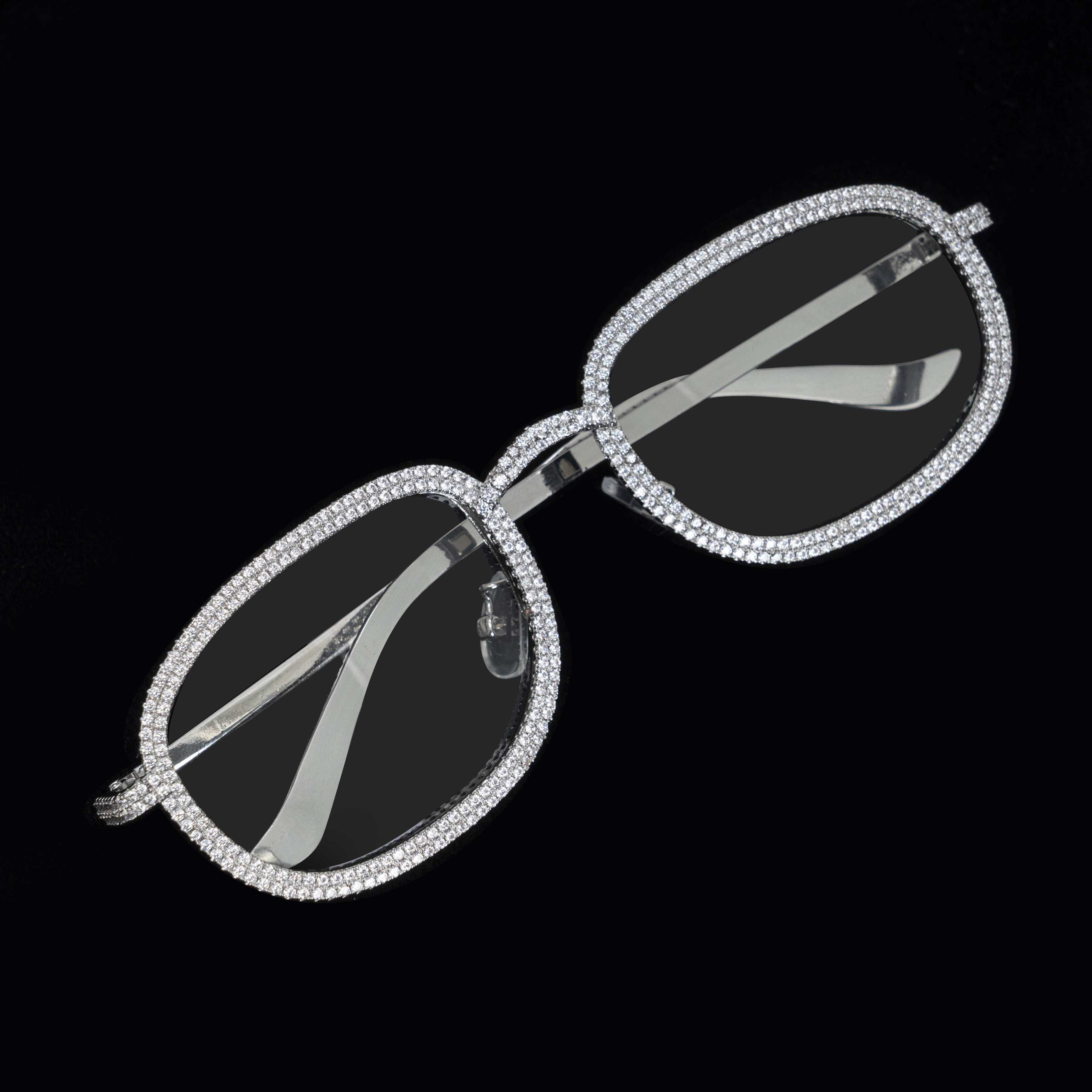 GL Rapper Jewelry  Hip Hop 5A+ Diamind Iced out Glasses Image secondaire du produit