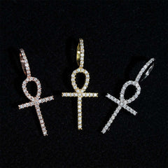 Cross 925 Sterling Silver Moissanite Pendant