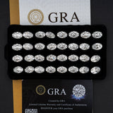 Moissanite Oval Cut Loose diamond with GRA Certificate Pass diamond tester moissanite