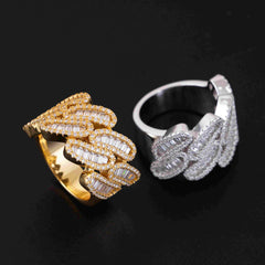 GL Fine Jewelry Custom Hip Hop Rings Moissanite Diamond Rings
