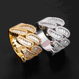 Fine Jewelry Custom Hip Hop Rings Moissanite Diamond Rings