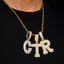 GL Hip Hop jewelry Name Letter Moissanite Diamond Pendant