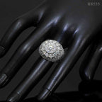 GL Hip Hop Fine Jewelry 925 Sterling Silver VVS Moissanite Diamond Ring