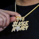 448 Slickk Money VVS CZ Hip Hop Pendant