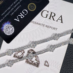 GL 3mm Flower 925 Silver Moissanite Tennis Chain