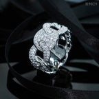 GL New Fashion Pass Diamond Tester Iced Out Hip Hop 925 Sterling Silver Moissanite Ring