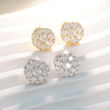 hip hop fashion jewelry VVS moissanite diamond earrings