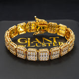 13.5mm Miami Iced Out Brass Zircon Cuban Link Chain