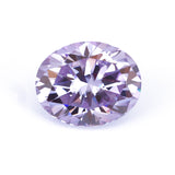 Round Brilliant Cut purple loose Moissanite Diamond