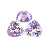 Round Brilliant Cut purple loose Moissanite Diamond