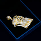 GL Hip Hop Jewelry Custom Silver Moissanite Jesus Pendant