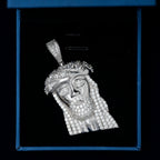 GL Hip Hop Jewelry Custom Silver Moissanite Jesus Pendant