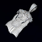 GL Hip Hop Iced Out Moissanite Diamond Jesus Pendants
