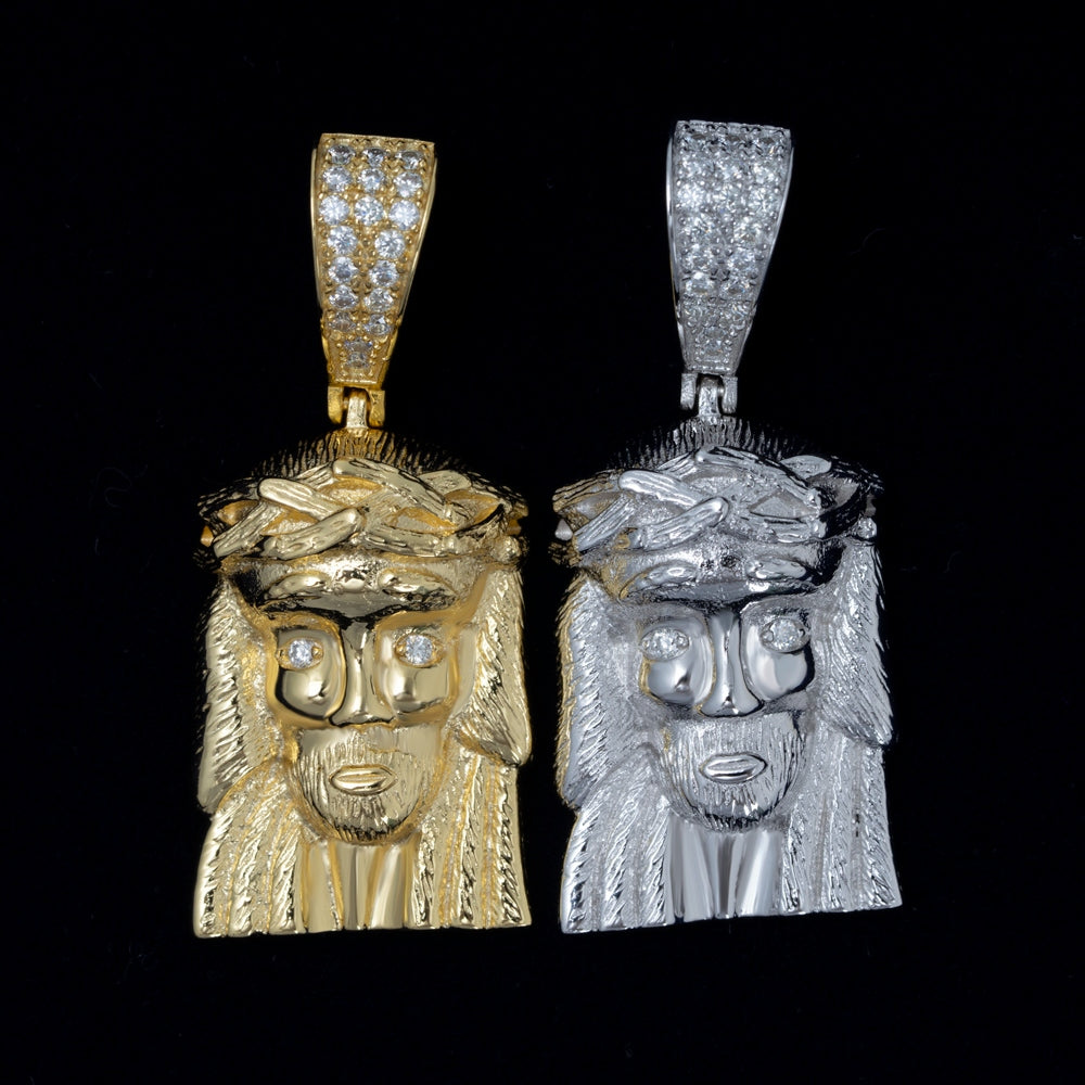 GL Iced Out Custom Moissanite Diamond Jesus Pendant Main image