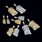 GL Hip Hop Iced Out Moissanite Diamond Jesus Pendants
