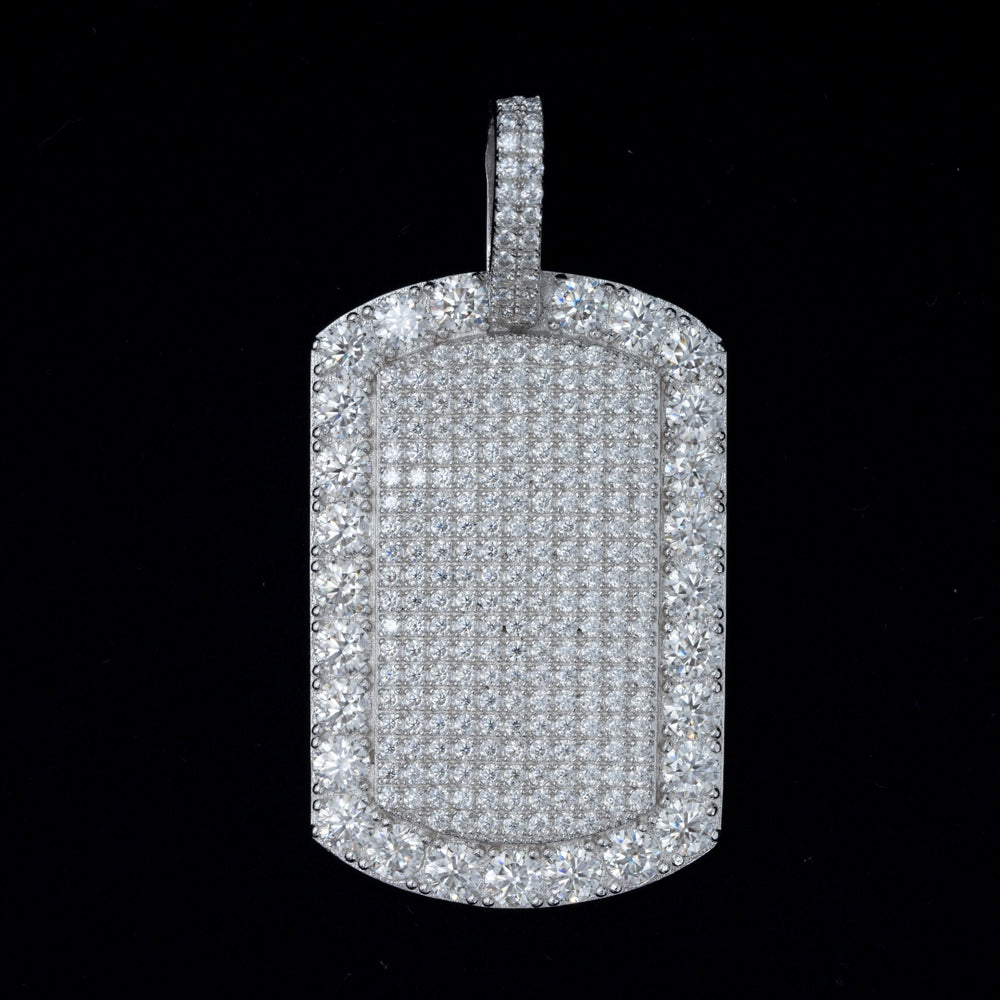 GL Iced Out Hip Hop Nameplate pendant
