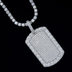 GL Iced Out Hip Hop Nameplate pendant