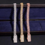 925 Silver 10MM Thorns Spike Vvs Moissanite Cuban Bracelet