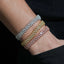 925 Silver 10MM Thorns Spike Vvs Moissanite Cuban Bracelet