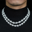9.5MM S925 Silver Iced Out VVS Moissanite Cuban Link Chain