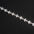 13MM Flower Shaped Cross VVS Moissanite Cuban Chain