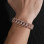 16MM Rose and Pigeon VVS Moissanite Bracelet