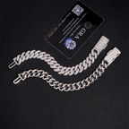 【US 3 Days Delivery】13MM VVS Moissanite Miami Cuban Link Chain