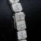VVS Moissanite Baguette Bracelet