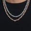 8MM S925 Silver VVS Moissanite Ball Chain Rosary Necklace