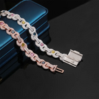 12MM Color Moissanite Infinity Bracelet