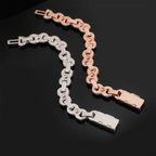 12MM Color Moissanite Infinity Bracelet