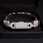 11.5MM VVS Moissanite Cuban Link Chain Infinity Necklace