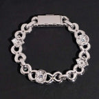 11.5MM VVS Moissanite Cuban Link Chain Infinity Necklace