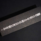11.5MM VVS Moissanite Cuban Link Chain Infinity Necklace