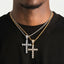 VVS Moissanite Cross pendant Round Shape