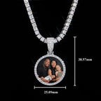 GL Custom Photo Pendant VVS Moissanite Stone Pendant