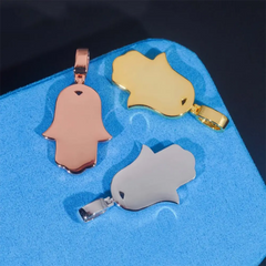 Ice Out Necklace Pendant HipHop Jewelry 925 silver Moissanite pendant