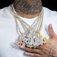 GL Iced Out Allah HipHop Moissanite Pendant