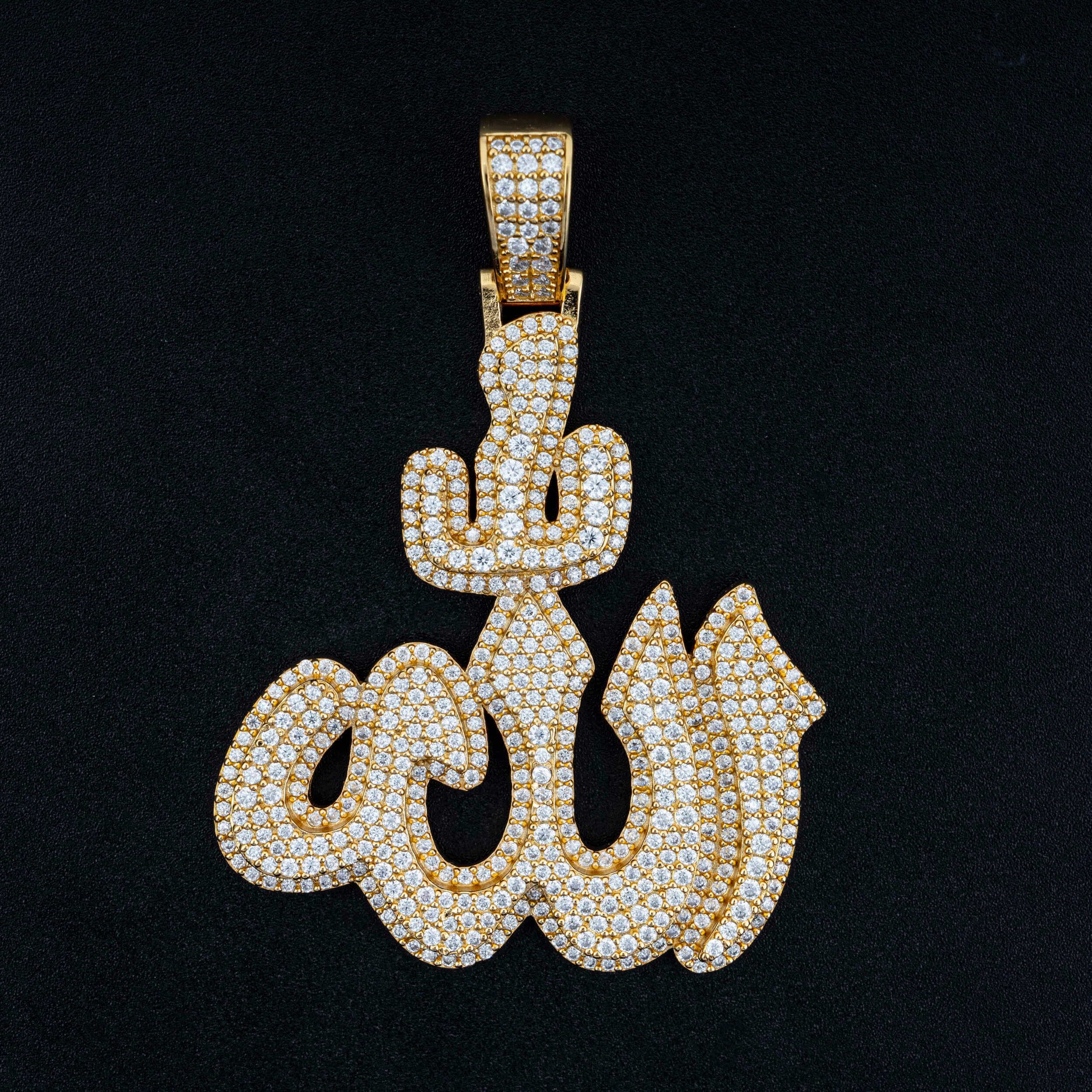 GL Iced Out Allah HipHop Moissanite Pendant