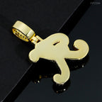 GL Hip Hop Fashion Design S925 Moissanite Letter Custom Initial Pendant