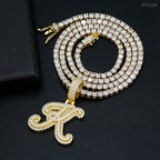 GL Hip Hop Fashion Design S925 Moissanite Letter Custom Initial Pendant