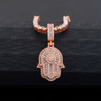GL Hand of Fatima Hip Hop Jewelry VVS Diamond Pendant