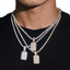 GL Hip Hop Iced Out Baguette Moissanite Diamond S925 Silver Pendant