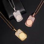 Custom Dog Tag Photo Pendant