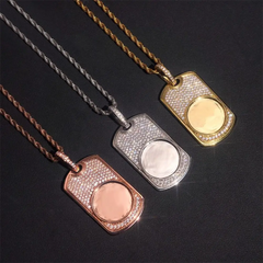 Custom Dog Tag Photo Pendant