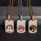 Custom Dog Tag Photo Pendant